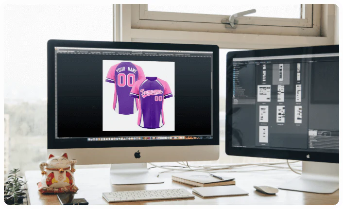 Customized jersey design process