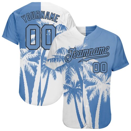 3DPattern0927_b5a6d607-4326-4d4f-82d1-cf5d9aaadfb5 Custom 3D Pattern Design Hawaii Coconut Trees Authentic Baseball Jersey
