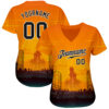Custom 3D Pattern Halloween Horror Night Authentic Baseball Jersey