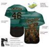 Custom 3D Pattern Halloween Trick Treat Horror Night Authentic Baseball Jersey