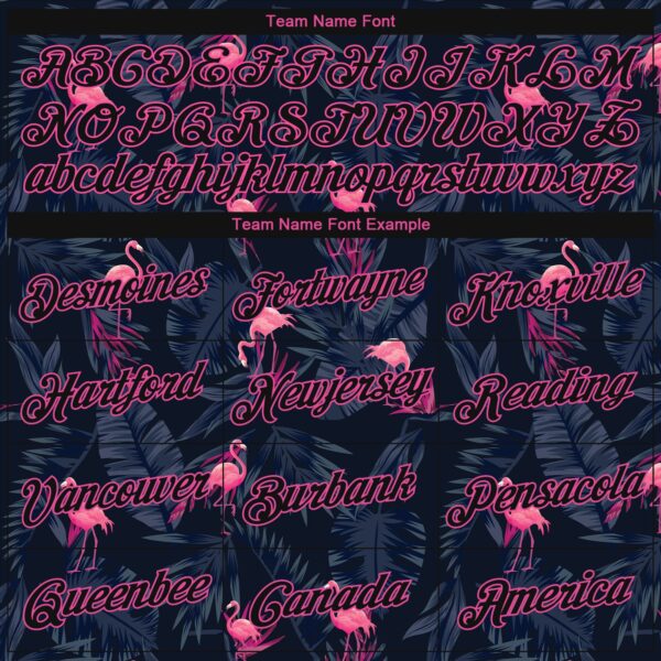 Custom Stitched Black Black-Pink 3D Pattern Design Flamingo Sports Pullover Sweatshirt Hoodie