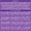 Custom Purple Purple-White 3D Pattern Design Authentic Baseball Jersey