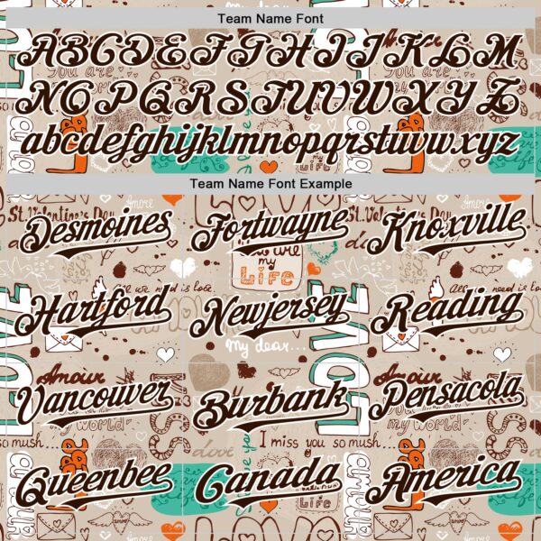 Custom Gray Brown-White Valentine's Day Love Authentic Baseball Jersey