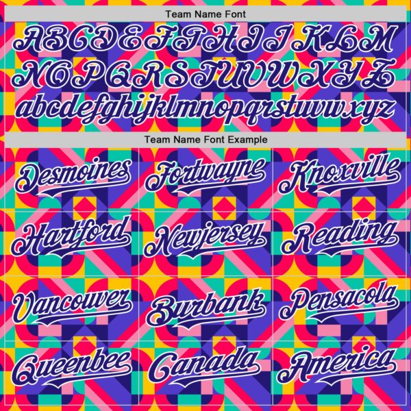 Custom Rainbow Dark Purple White Valentine's Day Pride Month Love Is Love Authentic Baseball Jersey