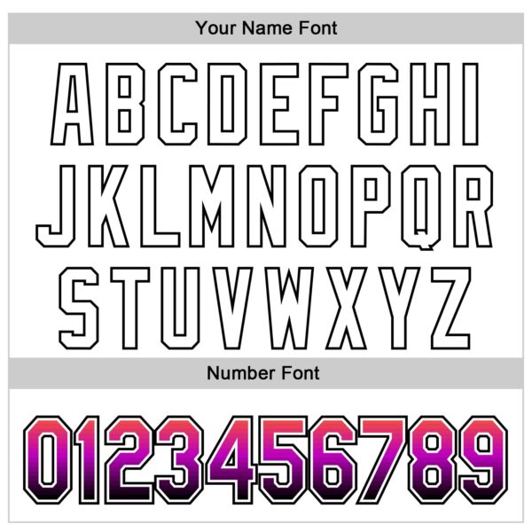 Custom White Gradient-Black Valentine's Day Love Heart Authentic Baseball Jersey