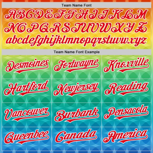 Custom Yellow Fire Red Green Blue-White Valentine's Day Pride Month Love Is Love Authentic Baseball Jersey