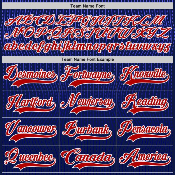 Custom Navy Red Royal-White American Flag Hockey Lace Neck Jersey