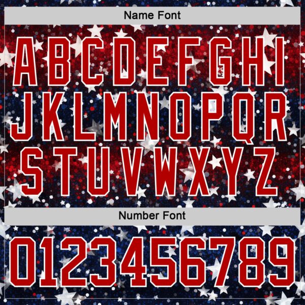 Custom Black Red-White American Flag Hockey Lace Neck Jersey