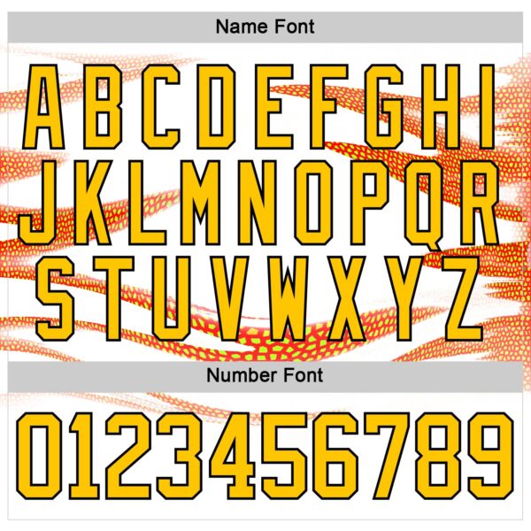 Custom White Yellow-Black Foodie Funny Pizza Hockey Lace Neck Jersey