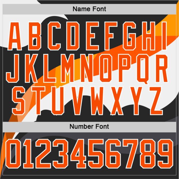 Custom Black Orange-White Foodie Funny Cola Hockey Lace Neck Jersey