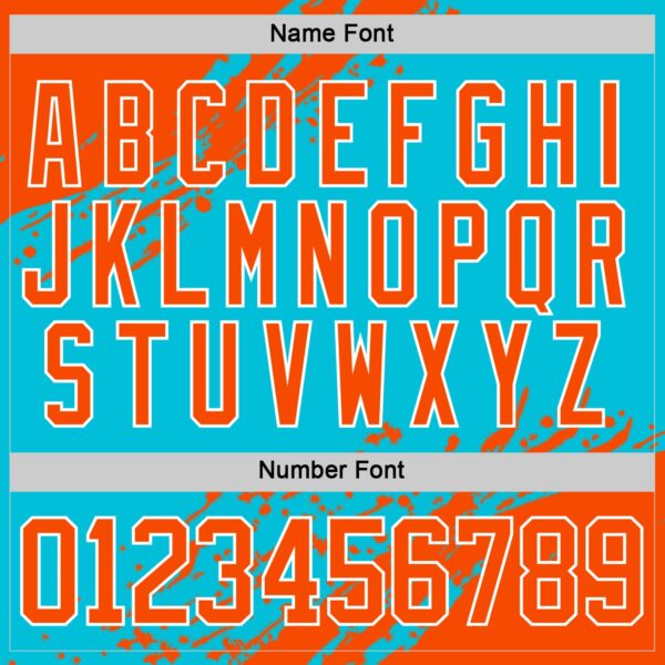 Custom Lakes Blue Orange-White Foodie Funny Beer Hockey Lace Neck Jersey