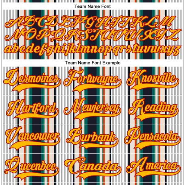 Custom White Gold Black Cream Green-Red Stripe Hockey Lace Neck Jersey