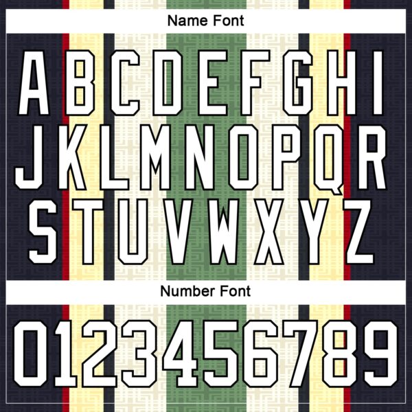 Custom Green White Cream Black-Red Stripe Hockey Lace Neck Jersey