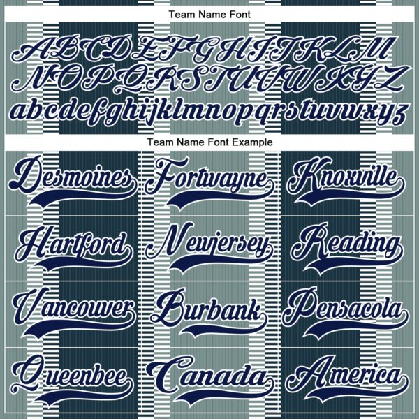 Custom Green Navy Black-White Stripe Hockey Lace Neck Jersey