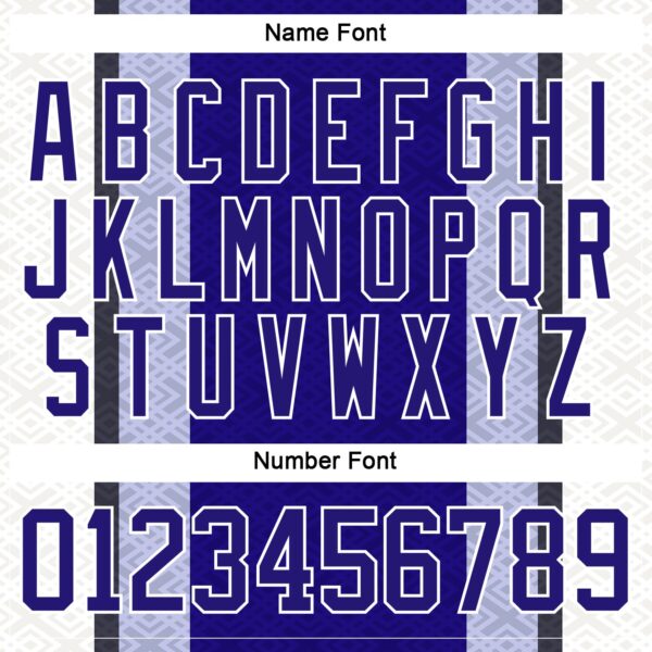 Custom Dark Purple Black-White Stripe Hockey Lace Neck Jersey