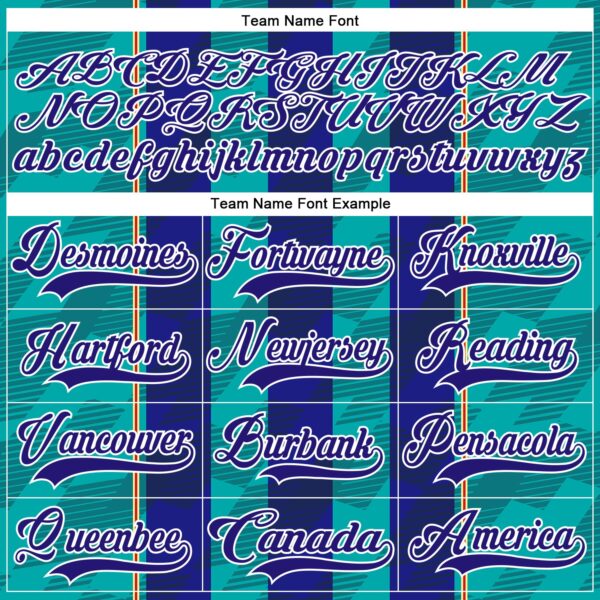 Custom Dark Purple Green-White Stripe Hockey Lace Neck Jersey