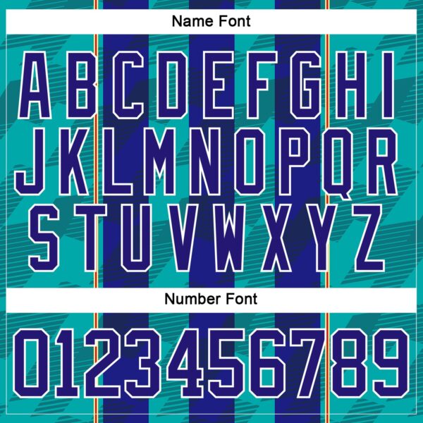 Custom Dark Purple Green-White Stripe Hockey Lace Neck Jersey