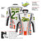 Custom White Green Red Black-Yellow Abstract Pattern Graphic Cyber Mecha E-sport Hockey Lace Neck Jersey