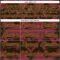 Custom Burgundy Brown-Old Gold Tribal Indigenous Grunge Splash Hockey Lace Neck Jersey