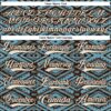 Custom Shadow Blue Cream-Brown Tribal Indigenous Grunge Geometric Splash Hockey Lace Neck Jersey
