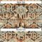 Custom Brown City Cream Orange-Blue Tribal Indigenous Grunge Geometric Splash Hockey Lace Neck Jersey