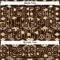 Custom Brown City Cream Tribal Indigenous Grunge Geometric Splash Hockey Lace Neck Jersey