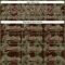 Custom Olive Brown Cream-Burgundy Tribal Indigenous Grunge Splash Hockey Lace Neck Jersey