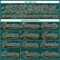 Custom Midnight Green Brown-Cream Tribal Indigenous Grunge Splash Hockey Lace Neck Jersey