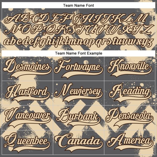 Custom Steel Gray City Cream-Brown Tribal Indigenous Grunge Geometric Splash Hockey Lace Neck Jersey