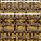 Custom Brown Old Gold-Cream Tribal Indigenous Grunge Splash Hockey Lace Neck Jersey