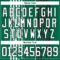Custom Kelly Green White-Black Abstract Dallas Inspired Grunge Stripe Hockey Lace Neck Jersey