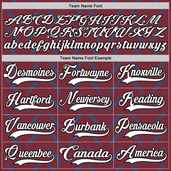 Custom Burgundy White Blue-Black Abstract Colorado Inspired Line Hockey Lace Neck Jersey