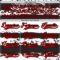 Custom White Red-Black Abstract Detroit Inspired Line Hockey Lace Neck Jersey