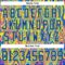 Custom Yellow Thunder Blue Pink-Light Yellow Trippy Psychedelic Fluid Hockey Lace Neck Jersey