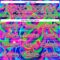 Custom Black Hot Pink-Pea Green Trippy Psychedelic Neon Trendy Holographic Vaporwave Style Hockey Lace Neck Jersey