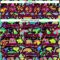 Custom Black Hot Pink Trippy Psychedelic Magic Mushrooms Hockey Lace Neck Jersey