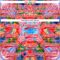 Custom White Fire Red Green Blue-Yellow Trippy Psychedelic Geometric Hockey Lace Neck Jersey