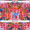 Custom White Fire Red Green Blue-Yellow Trippy Psychedelic Geometric Hockey Lace Neck Jersey
