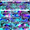 Custom Blue Black Deep Pink-White Trippy Psychedelic Fluid Hockey Lace Neck Jersey