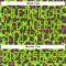 Custom Neon Green Pink Black-White Leopard Print Neon Hockey Lace Neck Jersey
