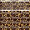 Custom Brown White Giraffe Print Neon Hockey Lace Neck Jersey