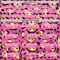 Custom Pink Yellow Black-White Leopard Print Hockey Lace Neck Jersey