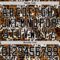 Custom Black Brown Cream-White Leopard Print Hockey Lace Neck Jersey