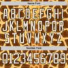 Custom Yellow Cream Brown-Black Giraffe Print Hockey Lace Neck Jersey
