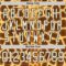 Custom Yellow Cream Brown-Black Giraffe Print Hockey Lace Neck Jersey
