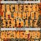 Custom Bay Orange Black-White Leopard Print Hockey Lace Neck Jersey