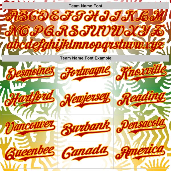 Custom White Red Green-Gold Black History Month Africa Tribal Authentic Baseball Jersey