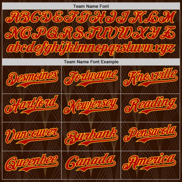 Custom Brown Red Gold-Green Black History Month Africa Tribal Authentic Baseball Jersey