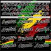 Custom Black Green Yellow Red-White Black History Month Africa Tribal Authentic Baseball Jersey