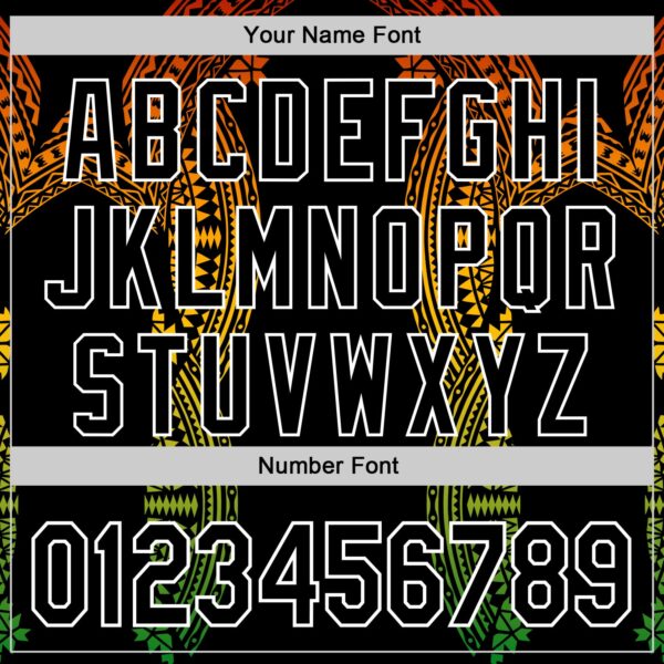 Custom Black Red Yellow Green-White Black History Month Africa Tribal Authentic Baseball Jersey